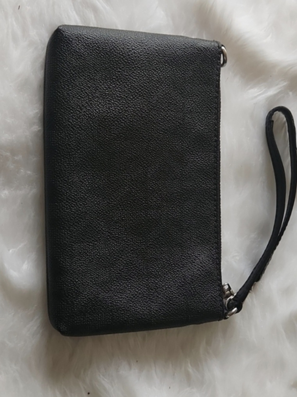 Michael Kors Black Leather Wristlet - Picture 3 of 5